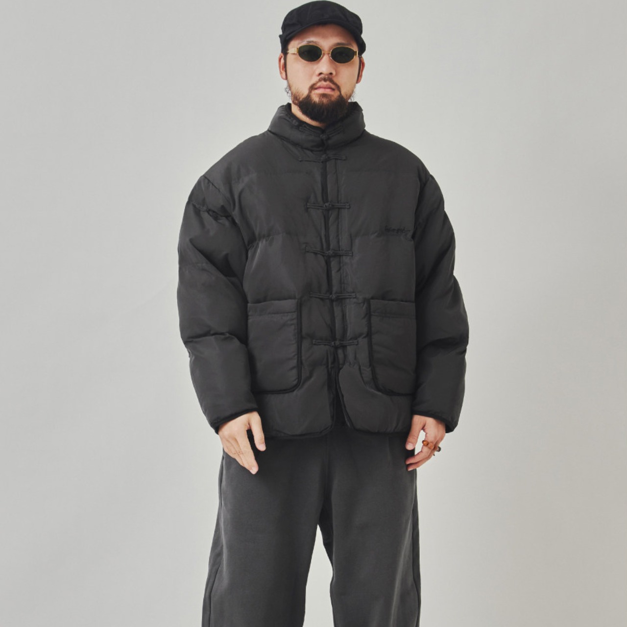 GONG パフチャイナダウンジャケット K5515 - 1