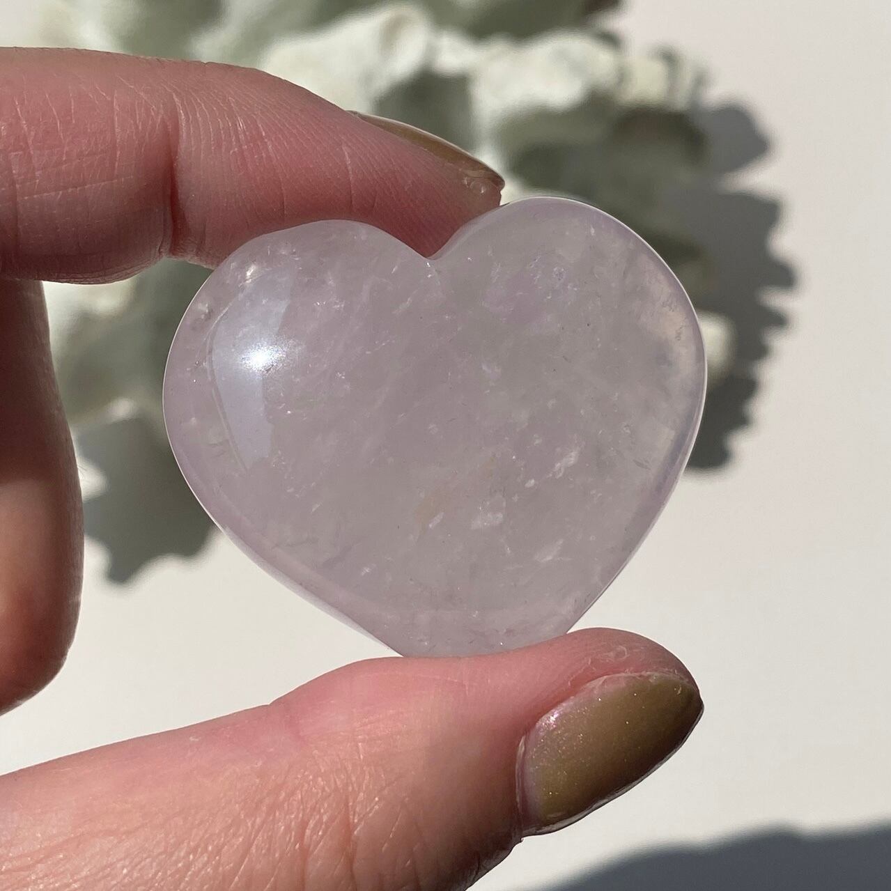 マダガスカル産♦︎ペリウィンクルローズクォーツ periwinkle rose 