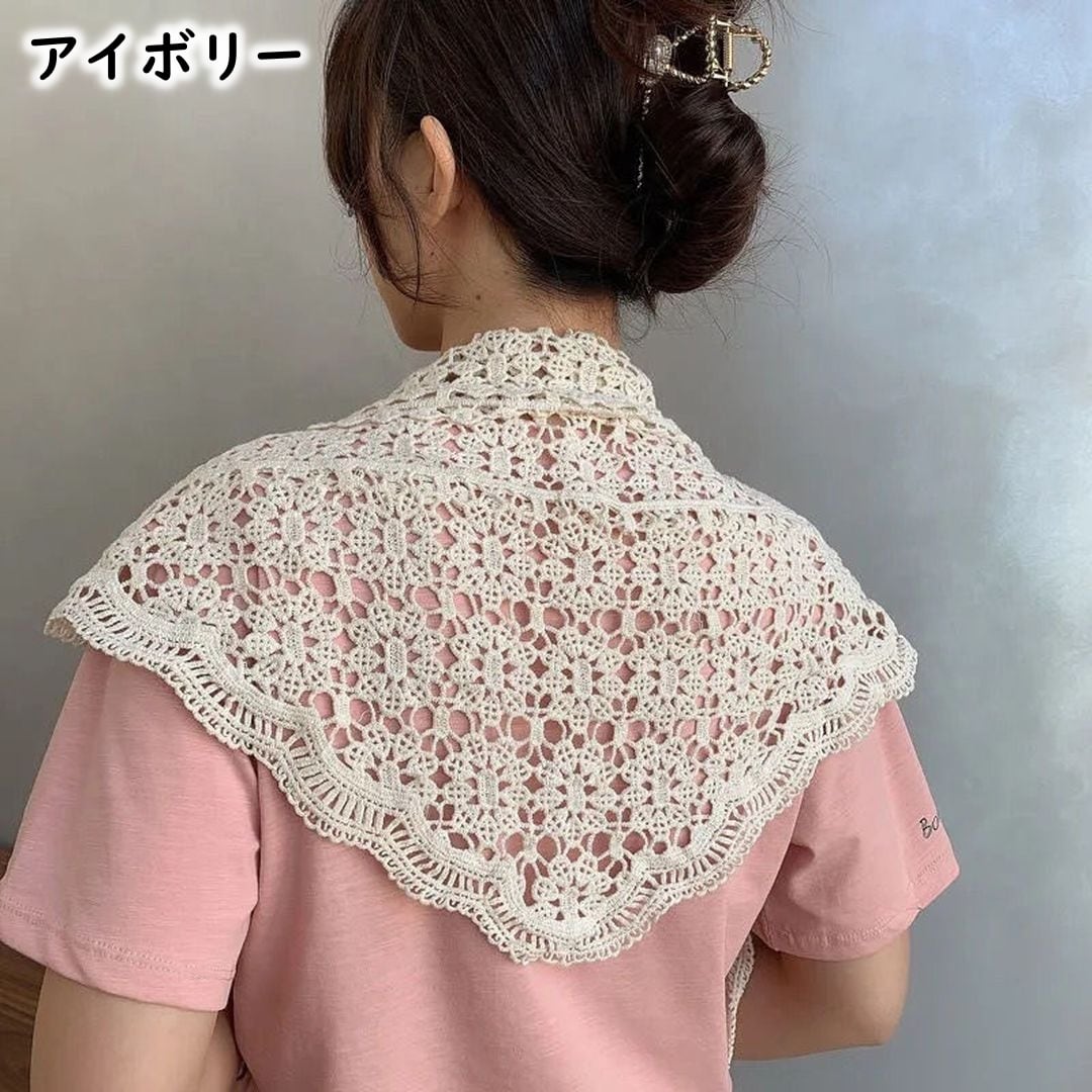 レース 三角ストール M 10col 11184 | Raglana
