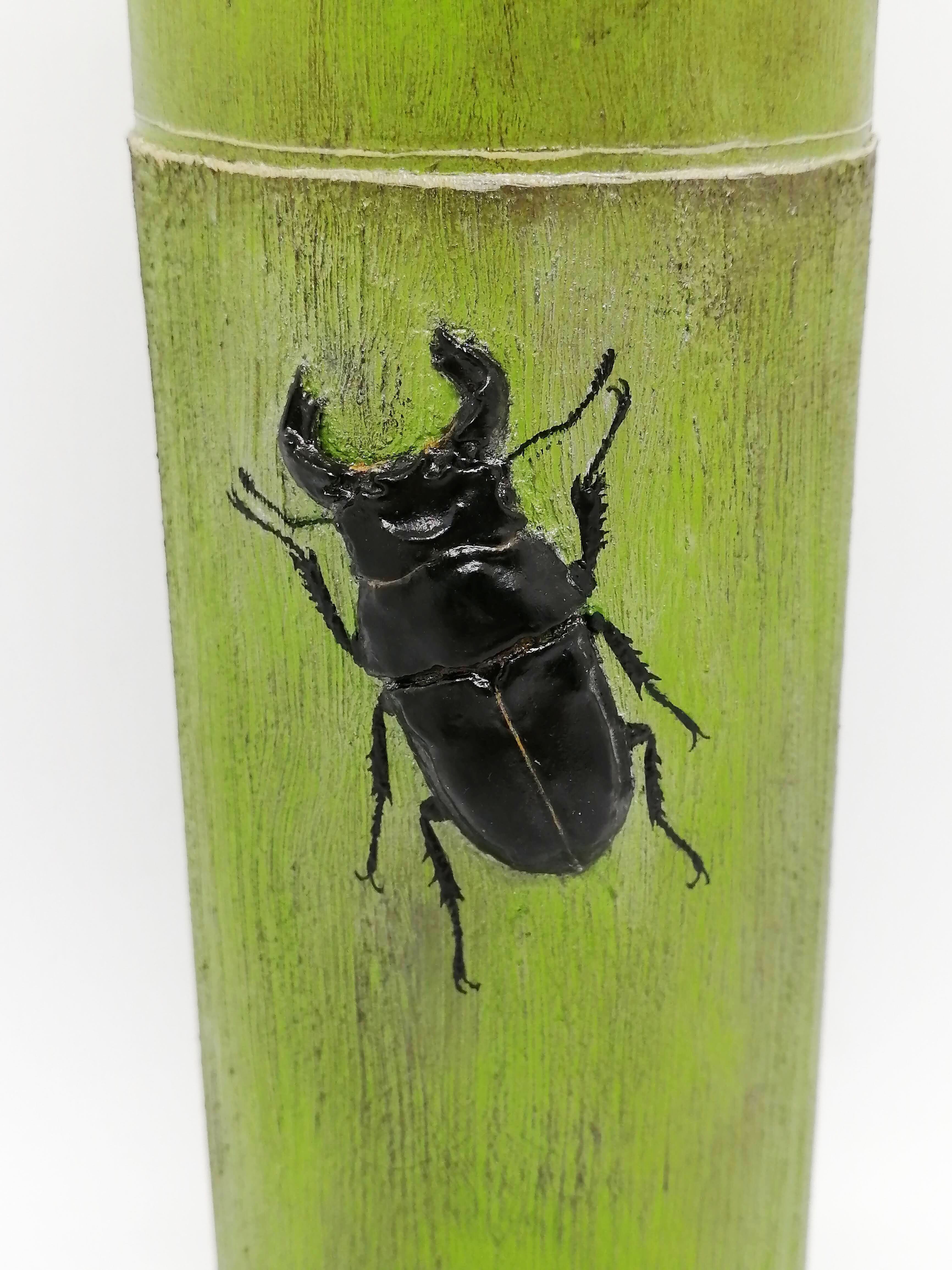 竹塗 ステンレスボトル タランドゥスオオツヤクワガタ Bamboo