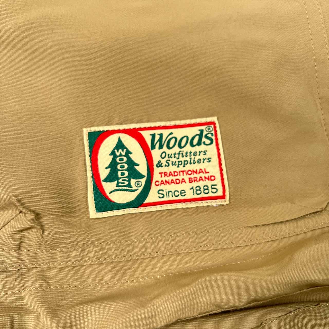 WOODS CANADA ウッズ カナダ アウトドア ベスト サイズ L /メンズ/ベージュ