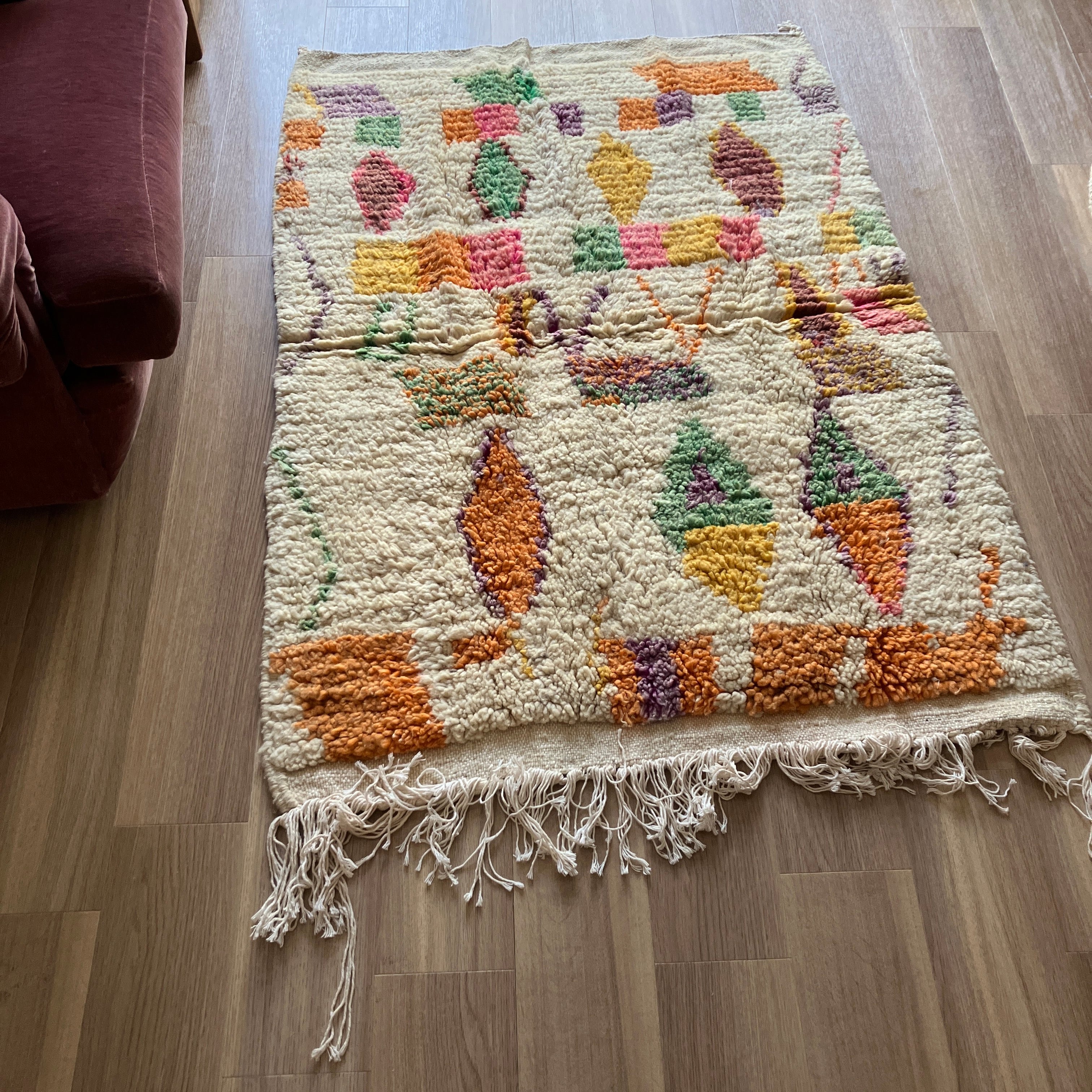 モロッコ　ラグ　アジラル　B dda9161f4d89a22682850d5d4e9922