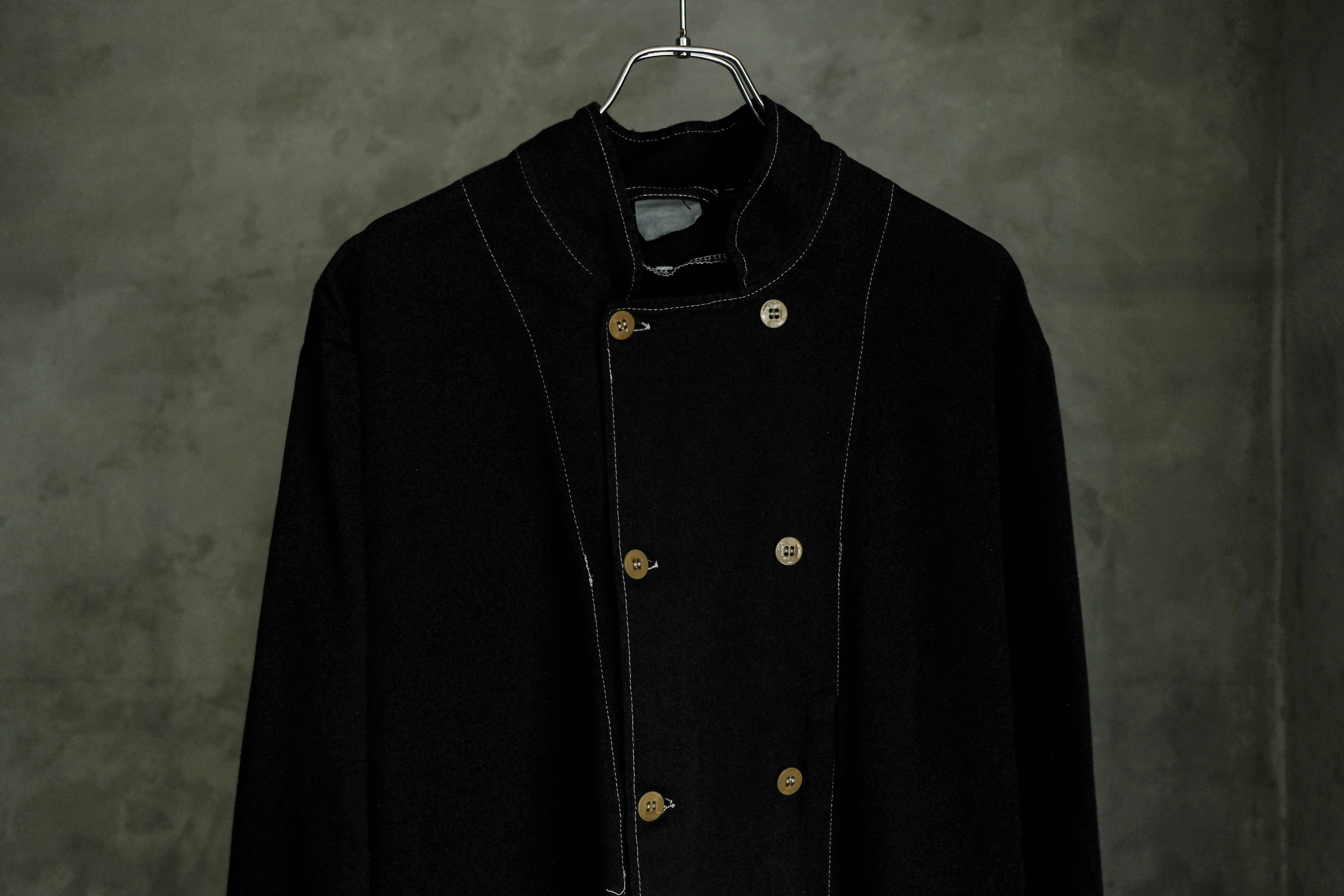 コックジャケット　フランス　ユーロビンテージ フランス軍 黒染めのコックジャケットB | militaria & encore