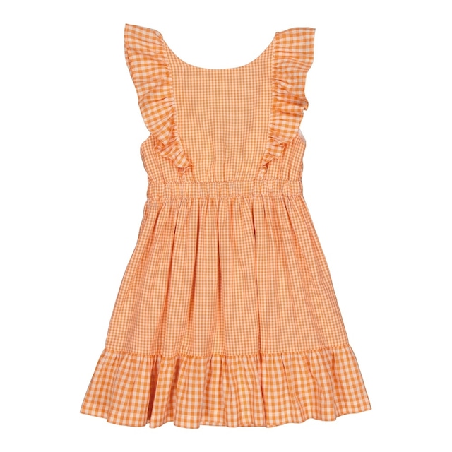 《ラスト6Y》Hello Simone / Bonnie Dress - Gingham Apricot