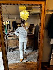 Jantzen USA Striped Cotton Knit Sweater