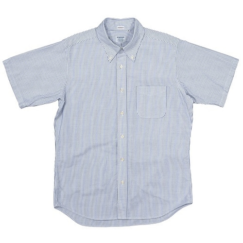 WORKERS(ワーカーズ)～Short Sleeve BD, Blue Stripe Supima OX～