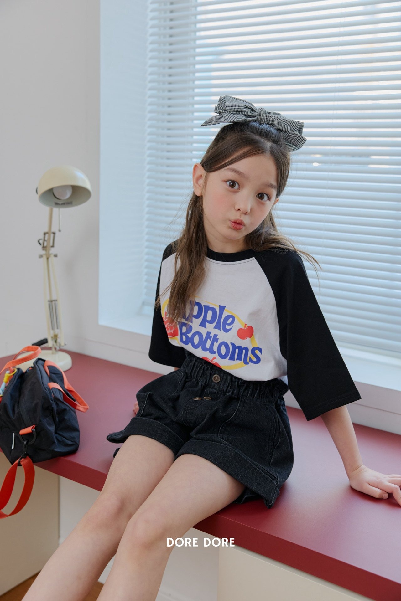 [DOREDORE] Apple Raglan Shirt (17/19) / [도레도레] 애플나그랑티셔츠 (17/19)