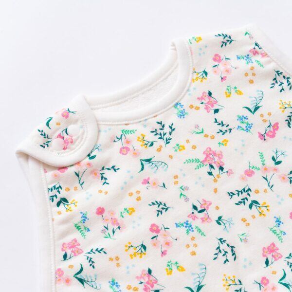 Haruulala　[Baby ]オーガニックコットンスリーパー　花咲く音色   （ギフトBOX付き）