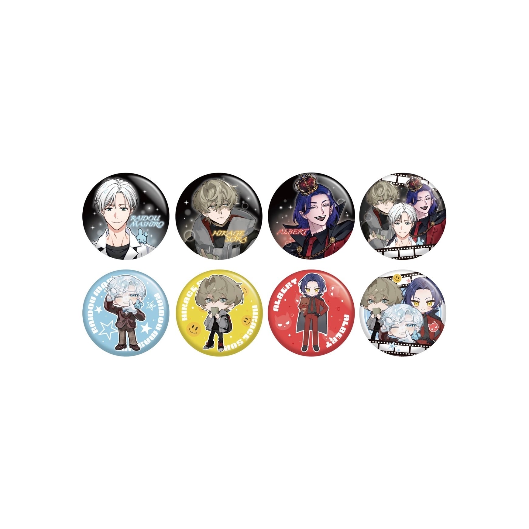 缶バッジ ランダム缶バッジ(全8種) | 雷堂ましろOFFICIAL GOODS