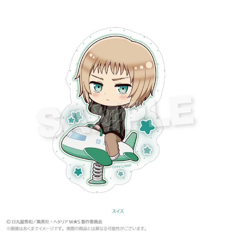 1月発売予定】「ヘタリア World☆Stars」ダイカットステッカー 遊具ver