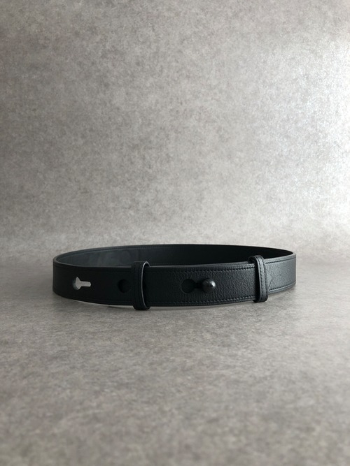 LOEWE ロエベ ベルト ブラック ロゴ レザー アナグラム vintage ヴィンテージ オールド mfjw67