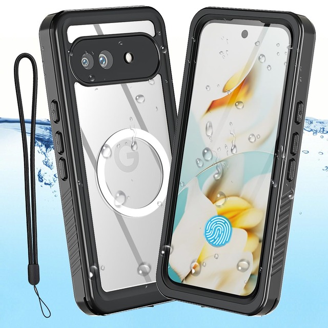 AICase Google Pixel 9a用防水ケース MagSafe 対応 IP68 認証 フルボディ保護 防雪 防塵 耐衝撃 レンズ保護 ピクセル 9a 専用カバー