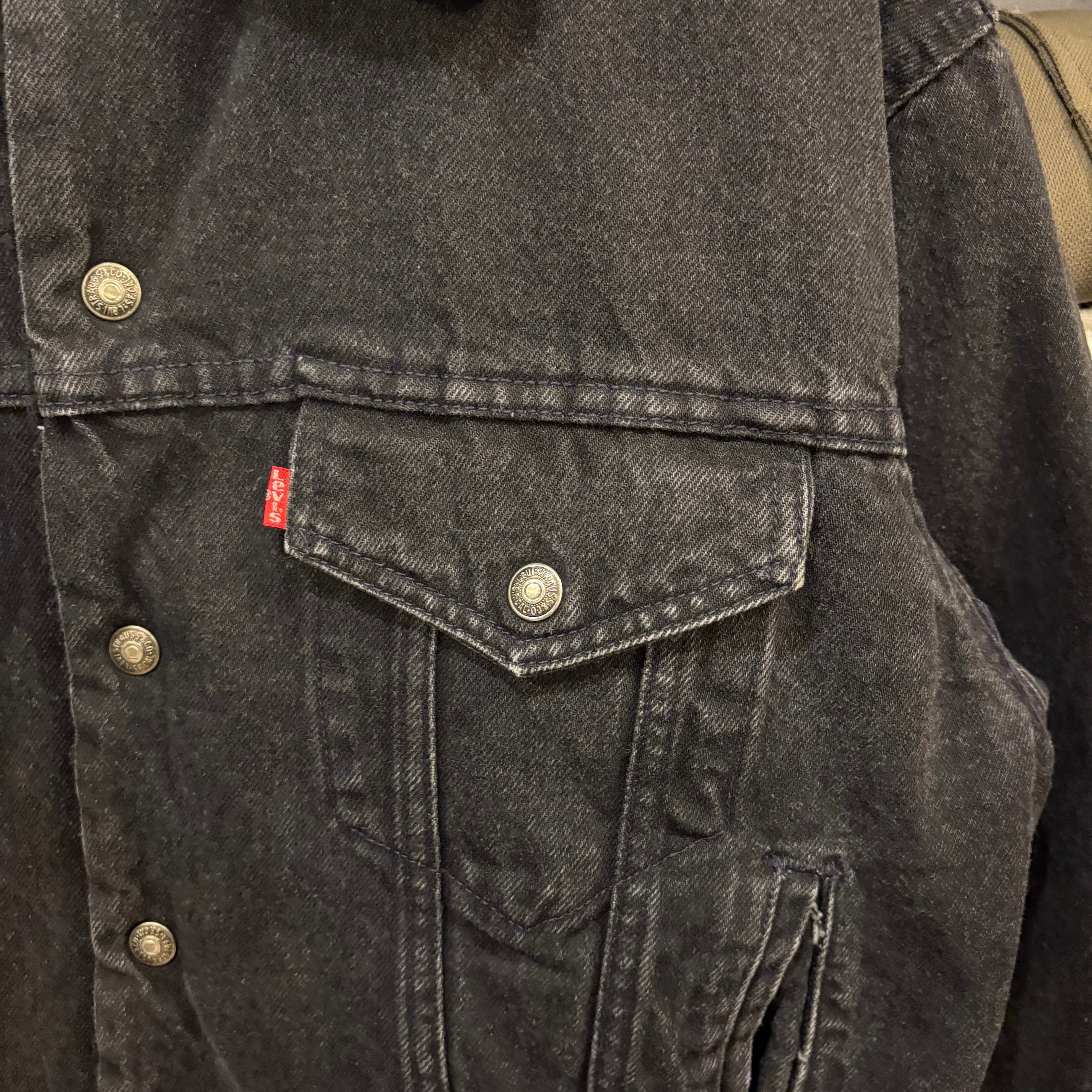 92's Levis 70629-4159 Boa Black Denim Jacket USA製 | VOSTOK