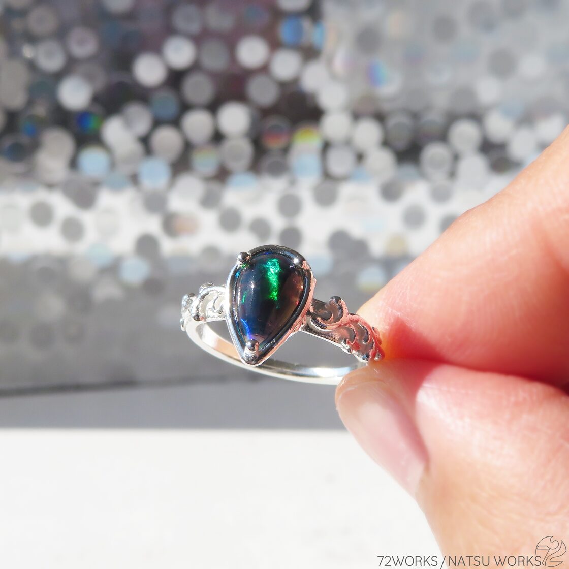 ブラックオパール リング / Ethiopian Black Opal Ring l | PAY ID