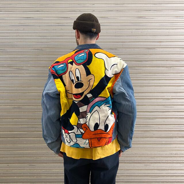 【vintage】激レア 90' MICKEY \u0026 CO. デニムビスチェベスト