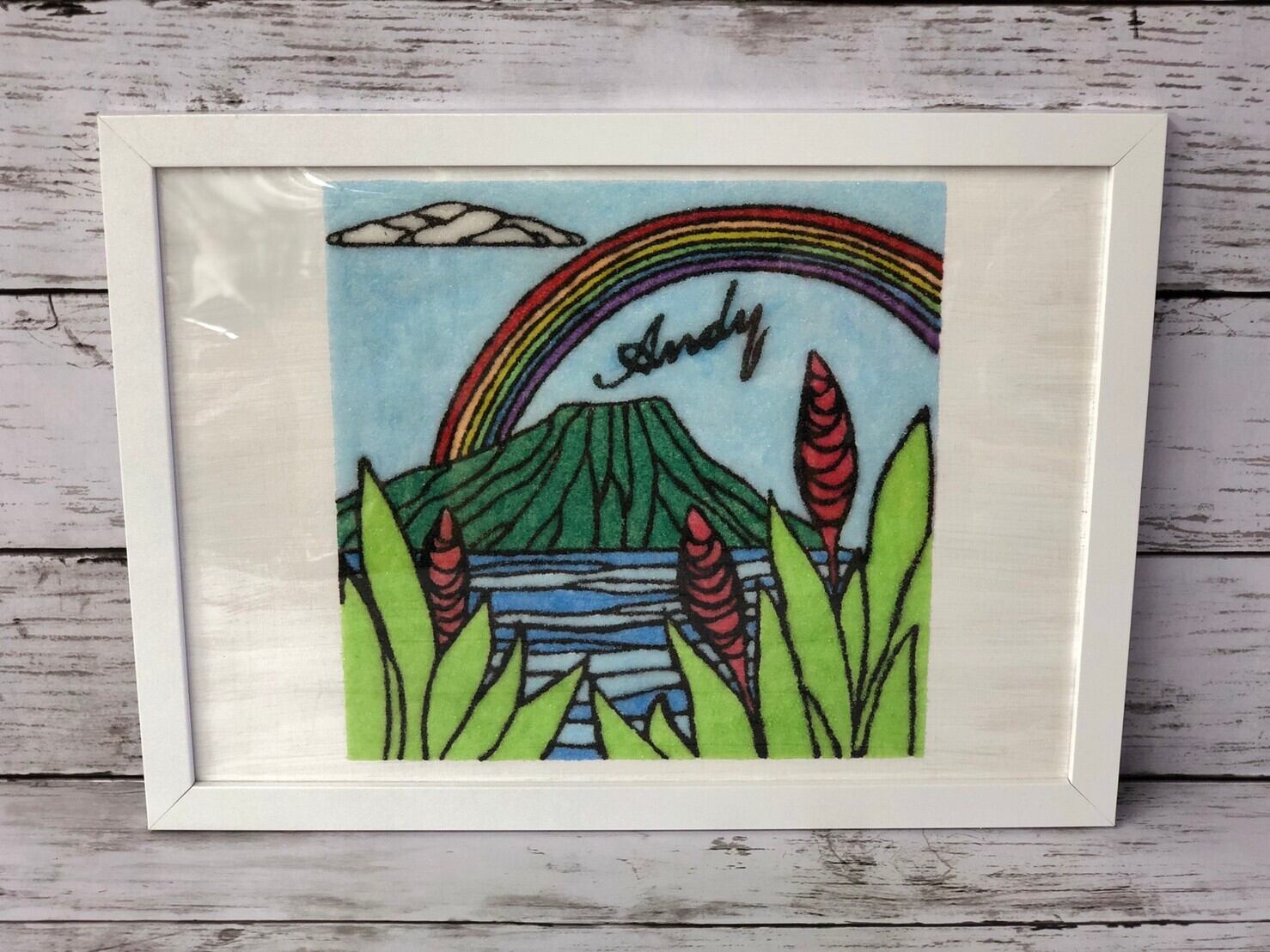 カラーサンドアート/ハワイ/南国 Amazon.co.jp: カラーサンドアート パイナップル サンドアート