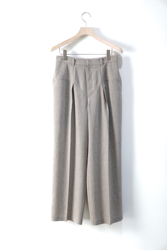 little suzie / Shorts Switching Tucked Wide Trousers