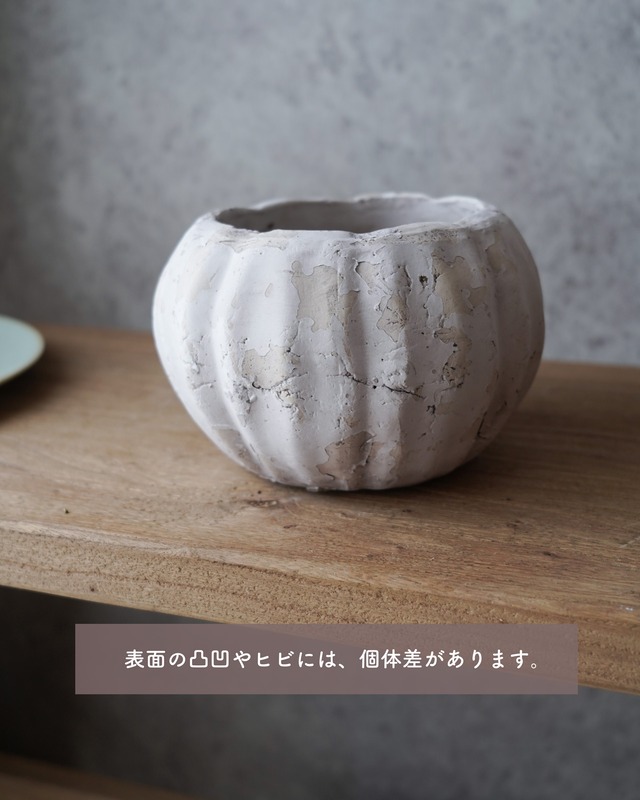 パンプキンポット　φ15cm　【植木鉢】