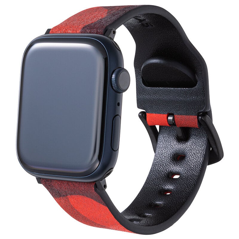 Apple Watch (41・40・38mm)専用レザーバンド　坂本ラジヲ　GRAMASシリーズ　「"CAMO" Italian Genuine Leather Watchband」