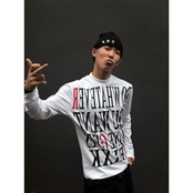 VINTAGE ストリート レタリンググラフィック ロングTシャツ T2246