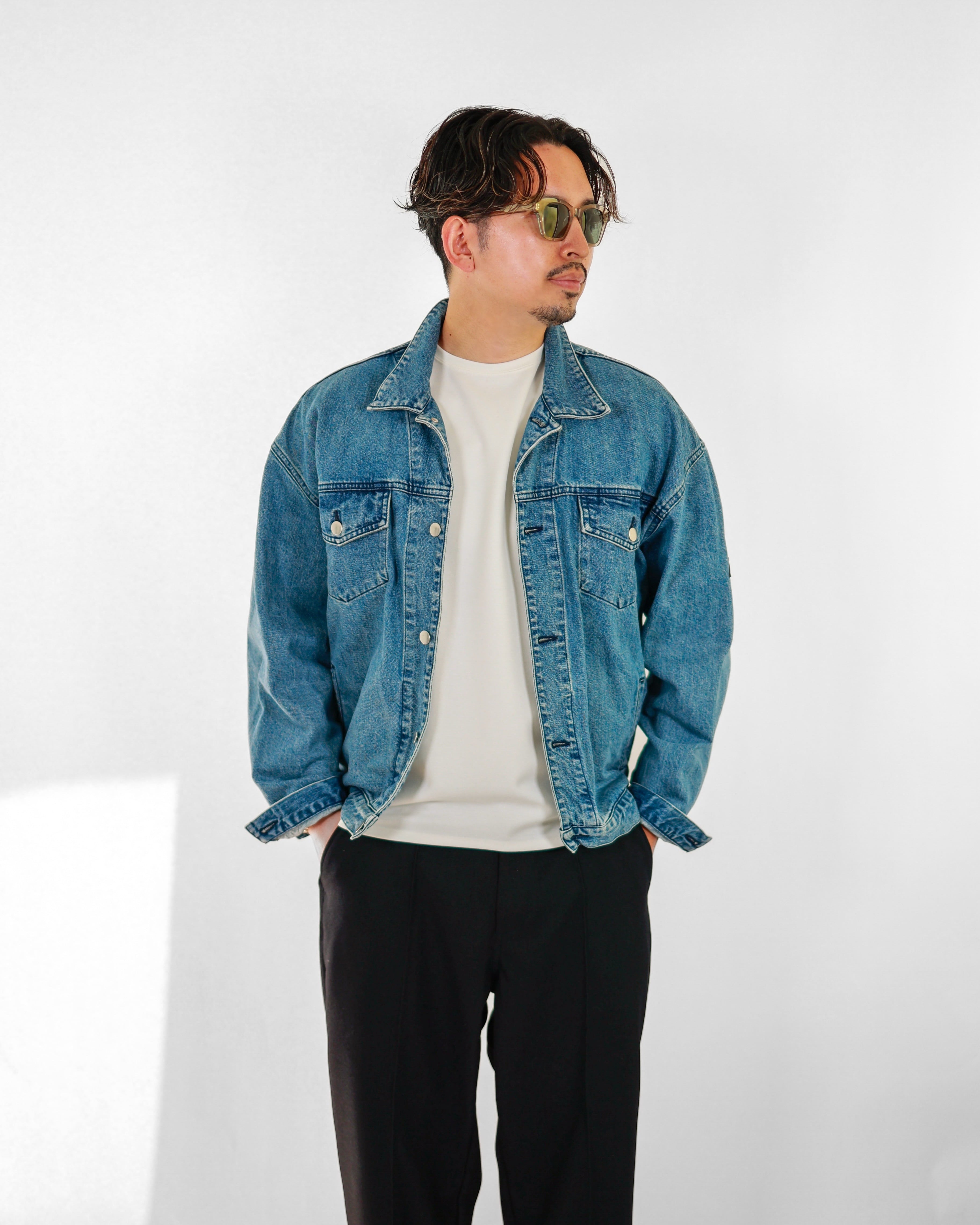 KV-571】Okayama Denim Vintage Over Jacket【岡山デニム】【送料無料