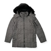 レノマ オム renoma HOMME ヘリンボーン フード付き ダウンジャケット サイズ M /メンズ