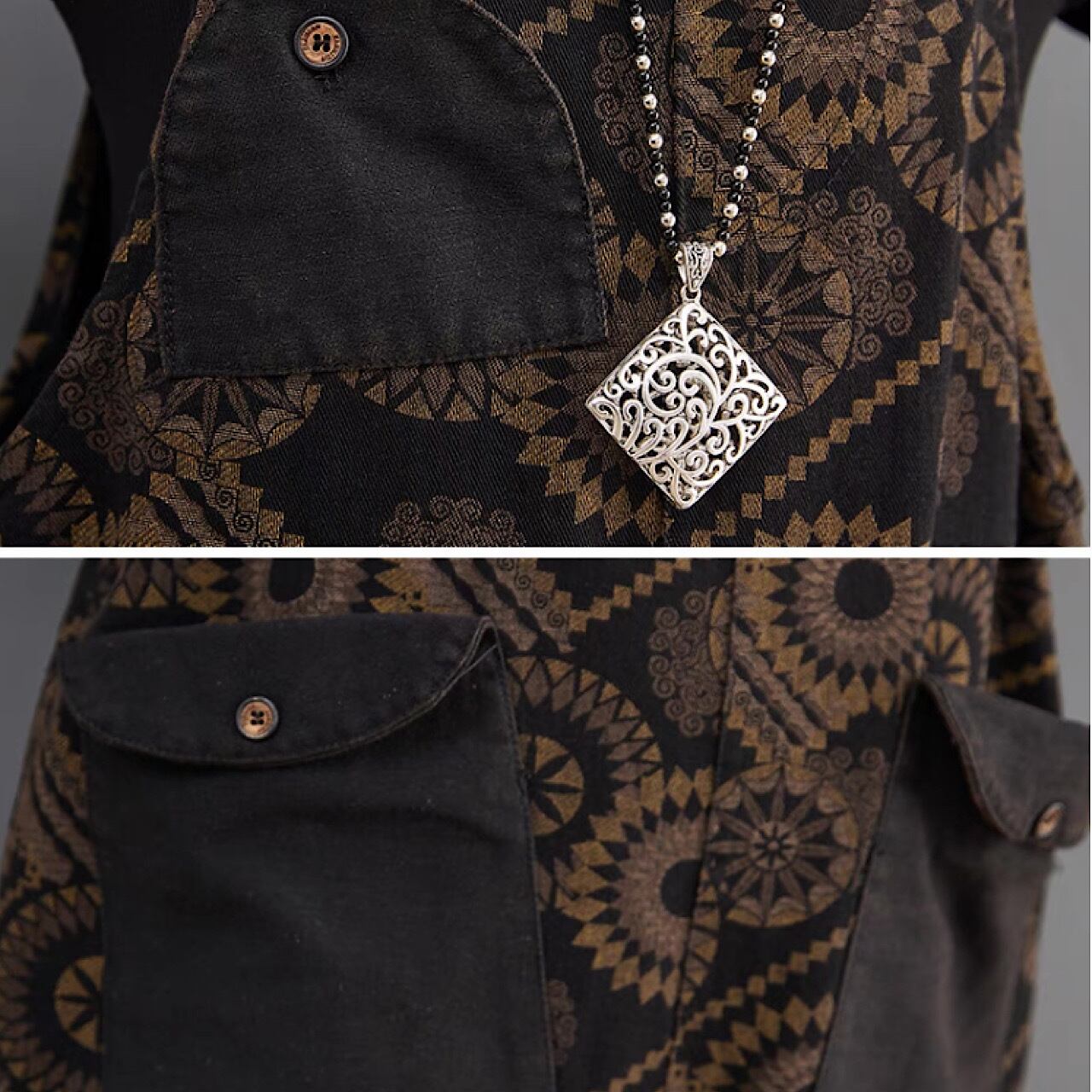 folKmade フォークメイド　セットアップ　サロペット　ジャケット folkmade salopette / black M/Lサイズ