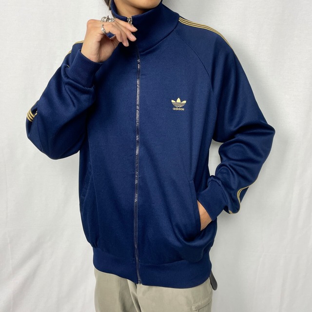 70年代 DESCENTE製 adidas アディダス ジャージ トラックジャケット 