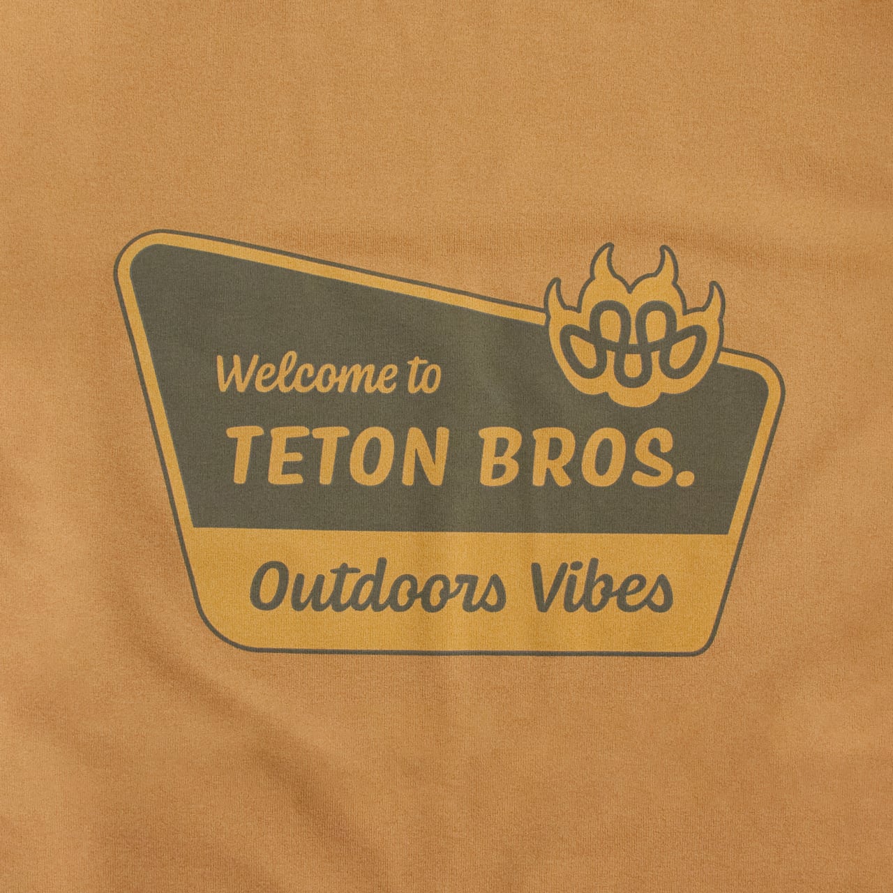 Teton Bros.（ティートンブロス）WS TB Trail Sign Tee Yellow トニーT