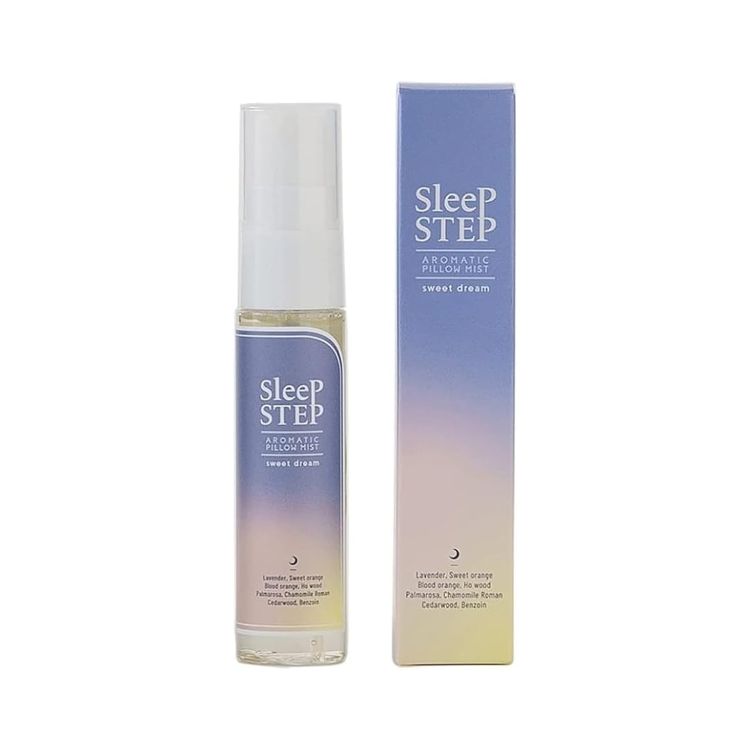 SLEEP STEP ピローミスト〈スイートドリーム〉30mL 香りの入眠儀式。深呼吸から始まる、心ととのう“おやすみスイッチ”