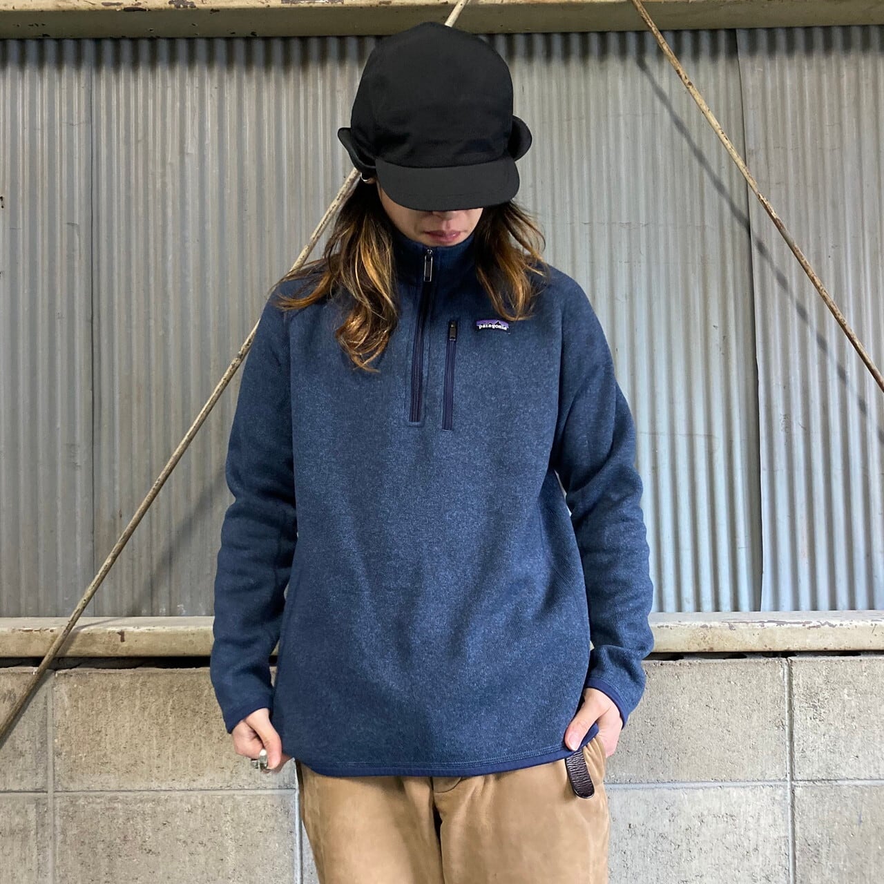 16年製 patagonia パタゴニア ベターセーター ハーフジップ メンズM 