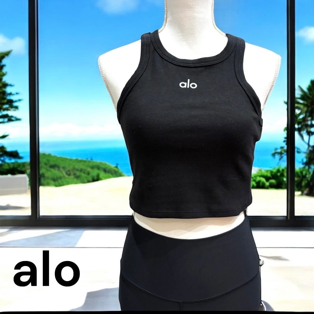 alo】【Aspire Tank】アロー アスパイアタンクトップ 黒 black 白