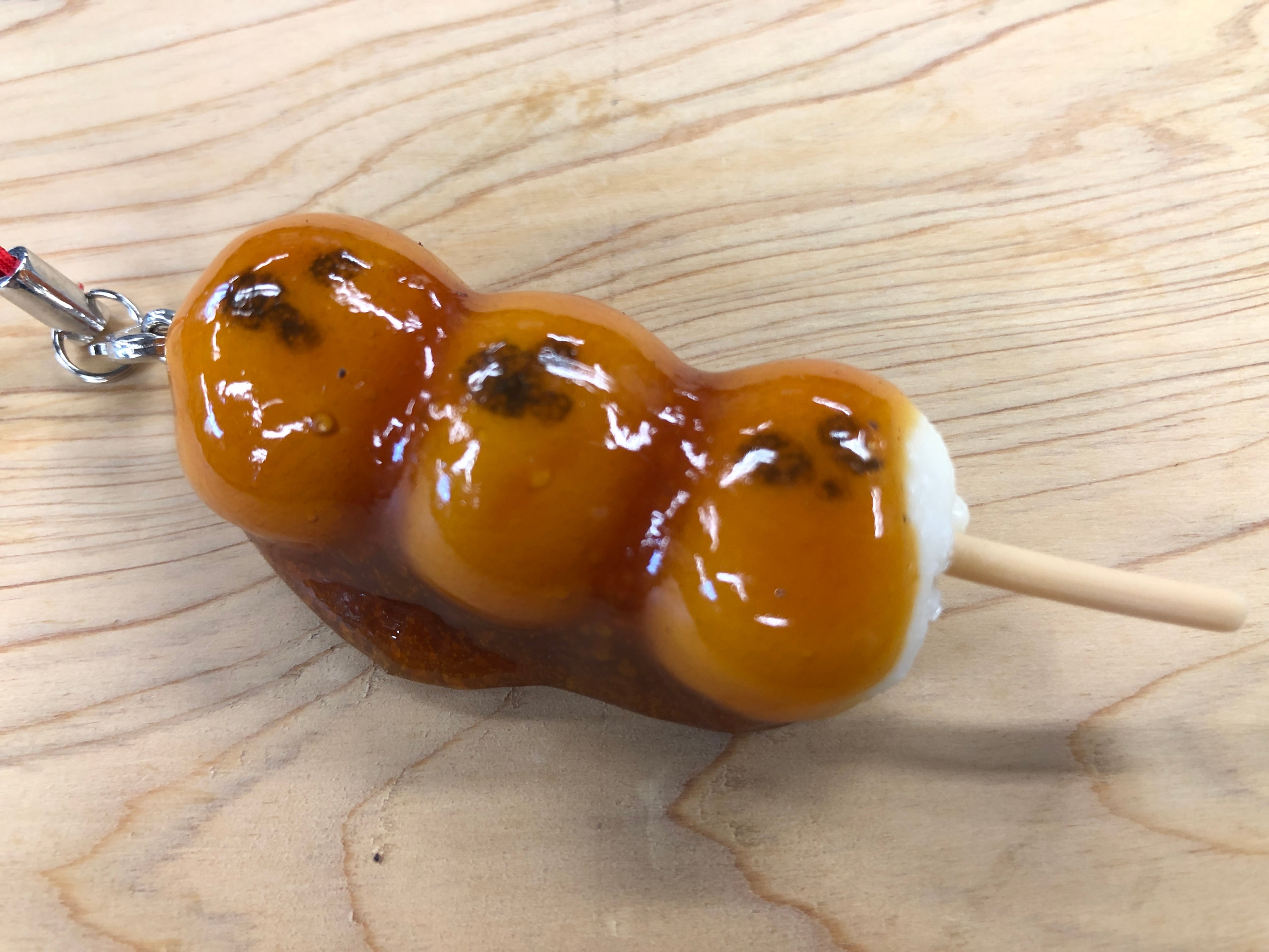 食品サンプルキーホルダー みたらし団子 | 【静岡 葵サンプル】食品