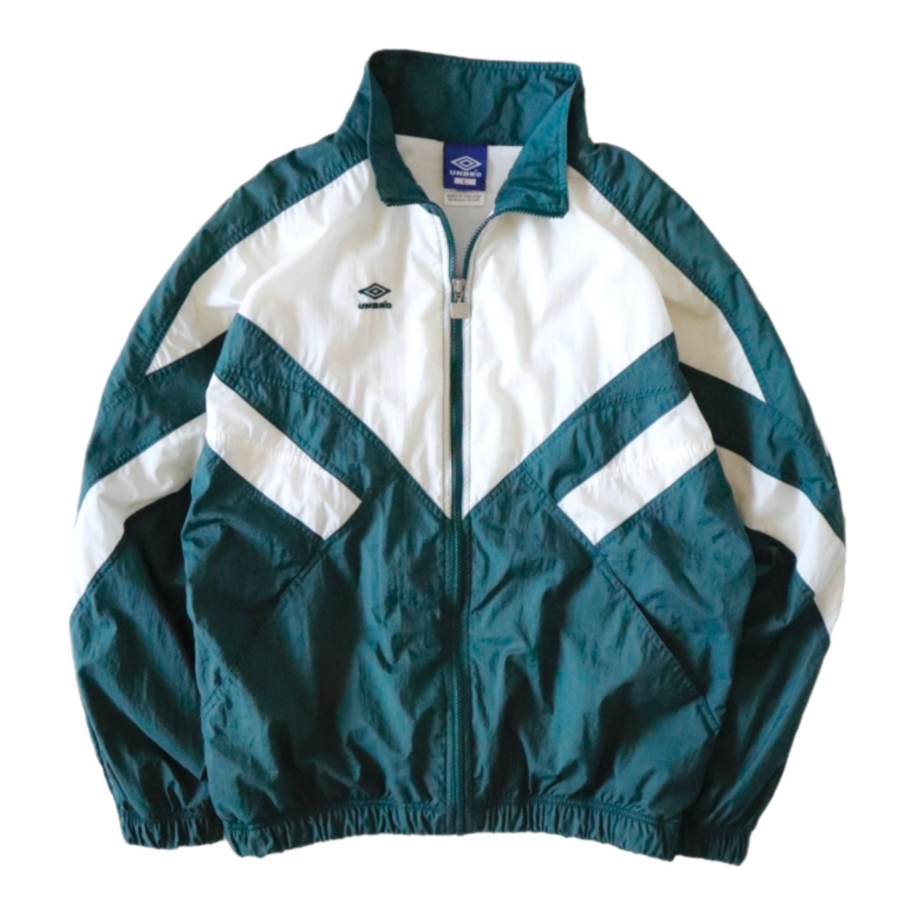 90s umbro トラックジャケット UMBRO 1990s Nylon Track Top ”Green x White” | temptation