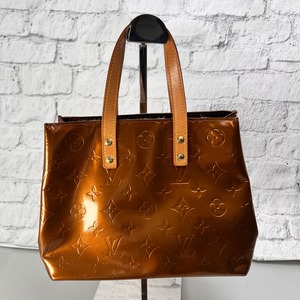 LOUIS VUITTON ヴィトン ヴェルニ リードPM ハンドバッグ ブラウン A-12772