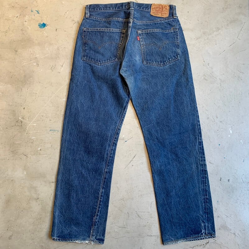 70's Levi's リーバイス 501 66後期 デニム 刻印6 スモールe バック