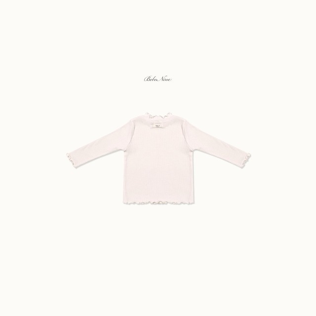 ⭐︎即納⭐︎[bebenine] soft ruffle lib tee