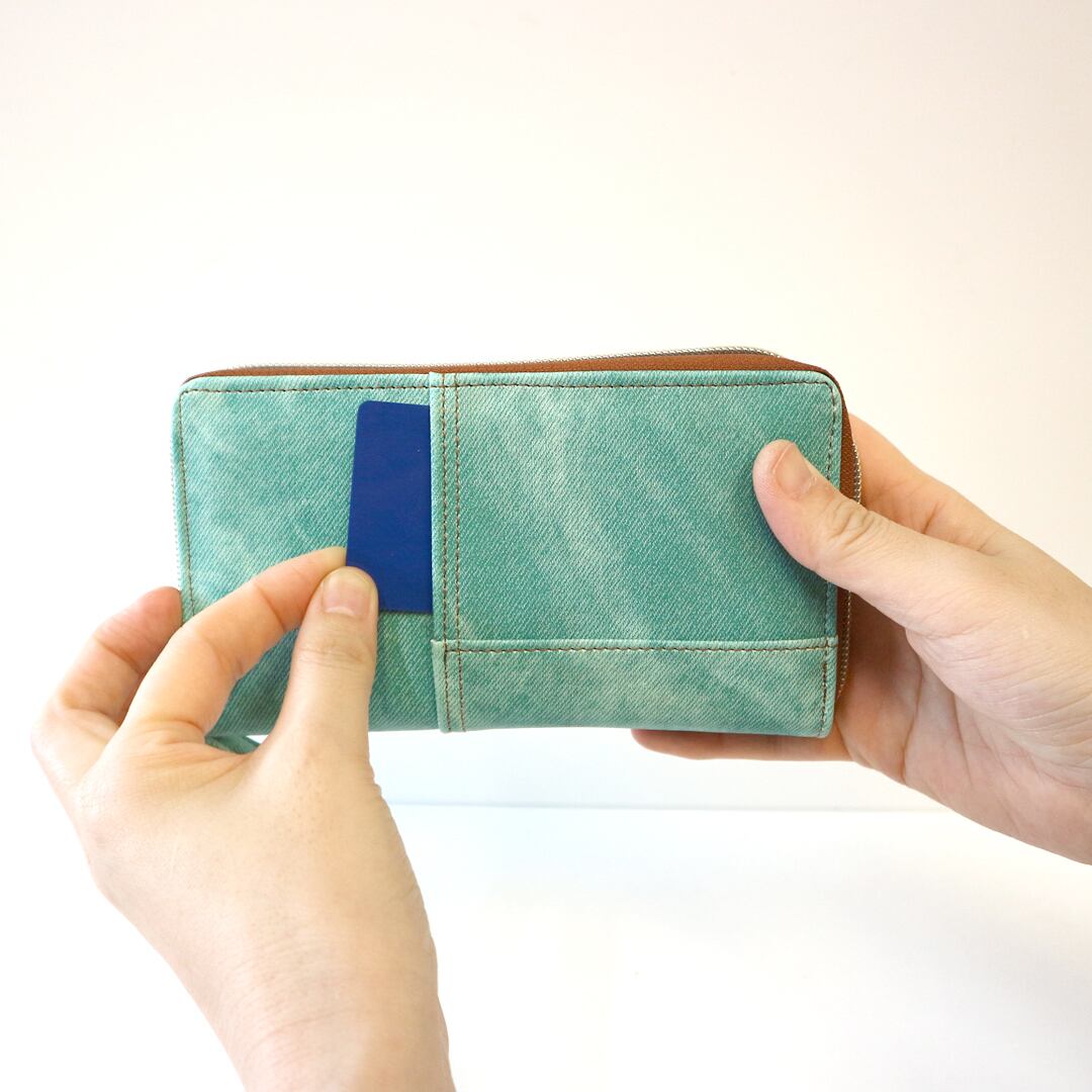 デニム合成皮革ロングウォレット [11-1997] | propellerheads official