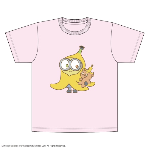 Tシャツ／MINIONS2 バナナ PK　【MINIONS POP UP STORE限定】
