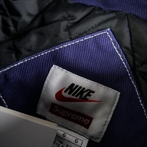 Size【L】 SUPREME シュプリーム ×NIKE 18AW Double Zip Quilted Work