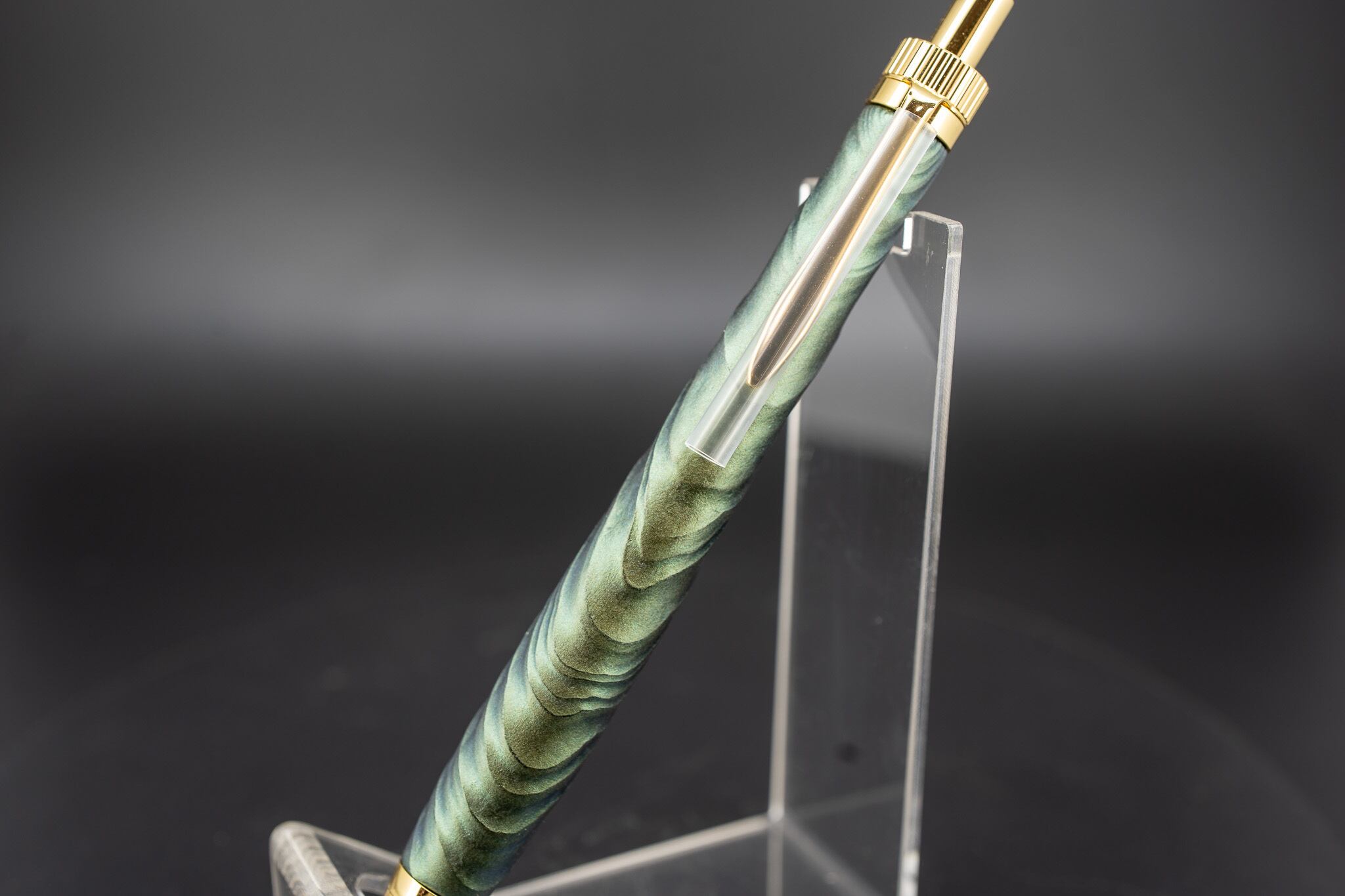 金杢犀　翠煙　杉 浮造り国産漆錫 翠煙】杉 浮造り国産漆錫 受注生産品 | 木軸ペン工房 金杢犀