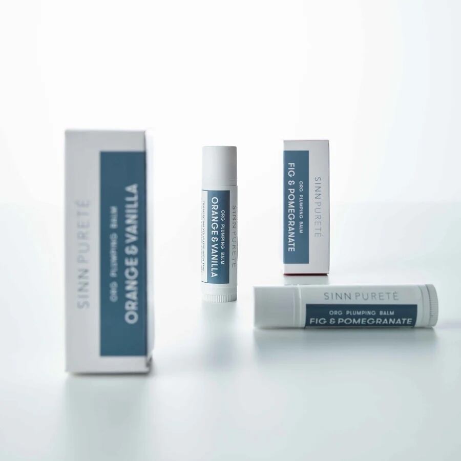 SINN オーガニックリッププランピングバーム オレンジ&バニラ【内田