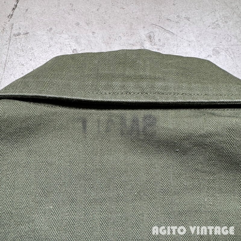 40's U.S.ARMY M-1947 M-47 HBTジャケット ヘリンボーンツイル グッド