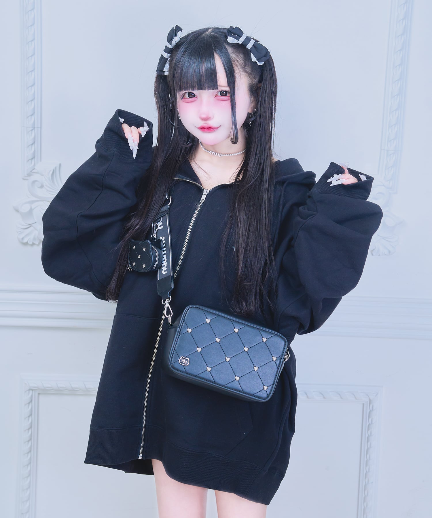 ねこちゃんしょるだーばっぐ♡【ブラック】 | nyan Me.