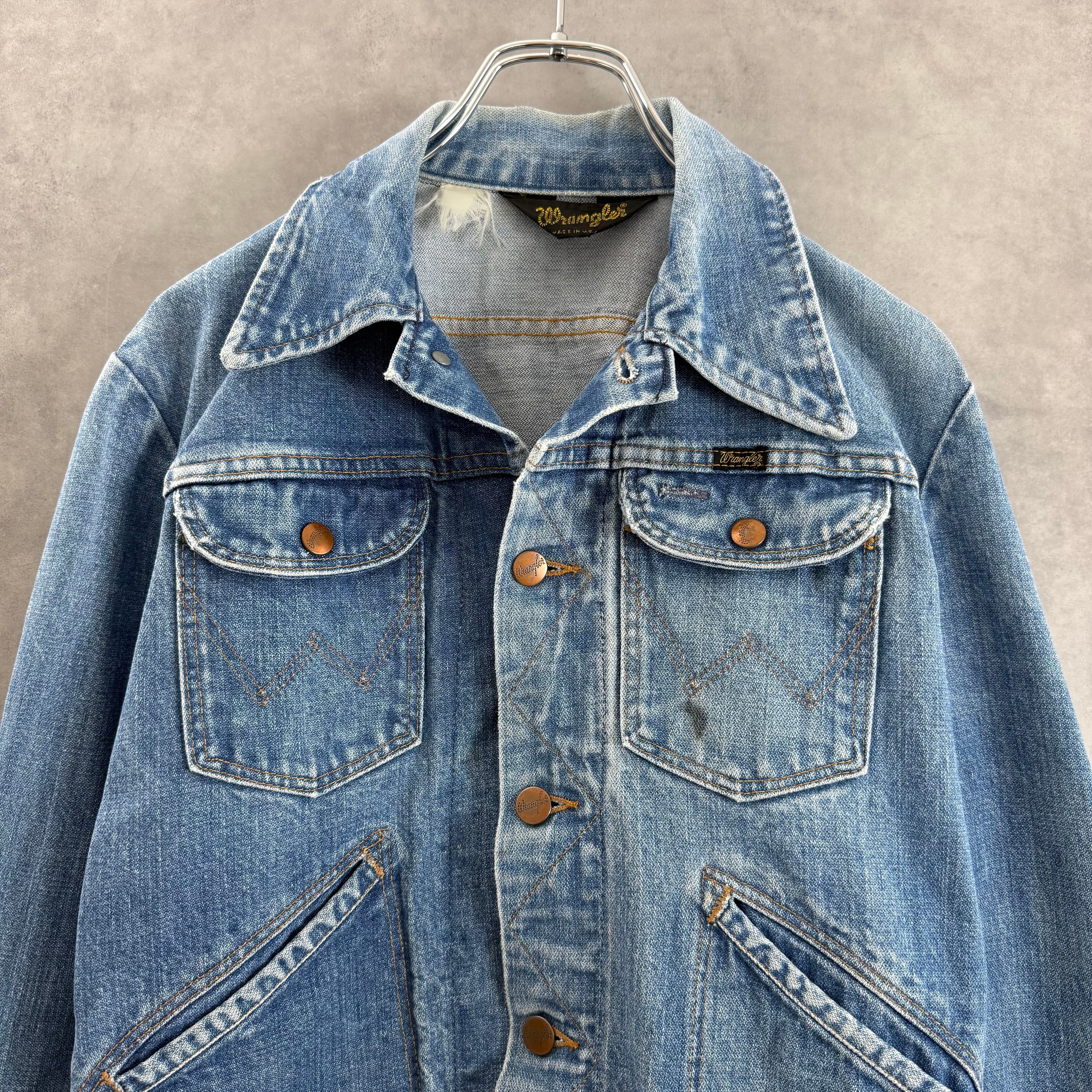 日本製 90年代 復刻 Wrangler ラングラー デニムジャケット 124MJ
