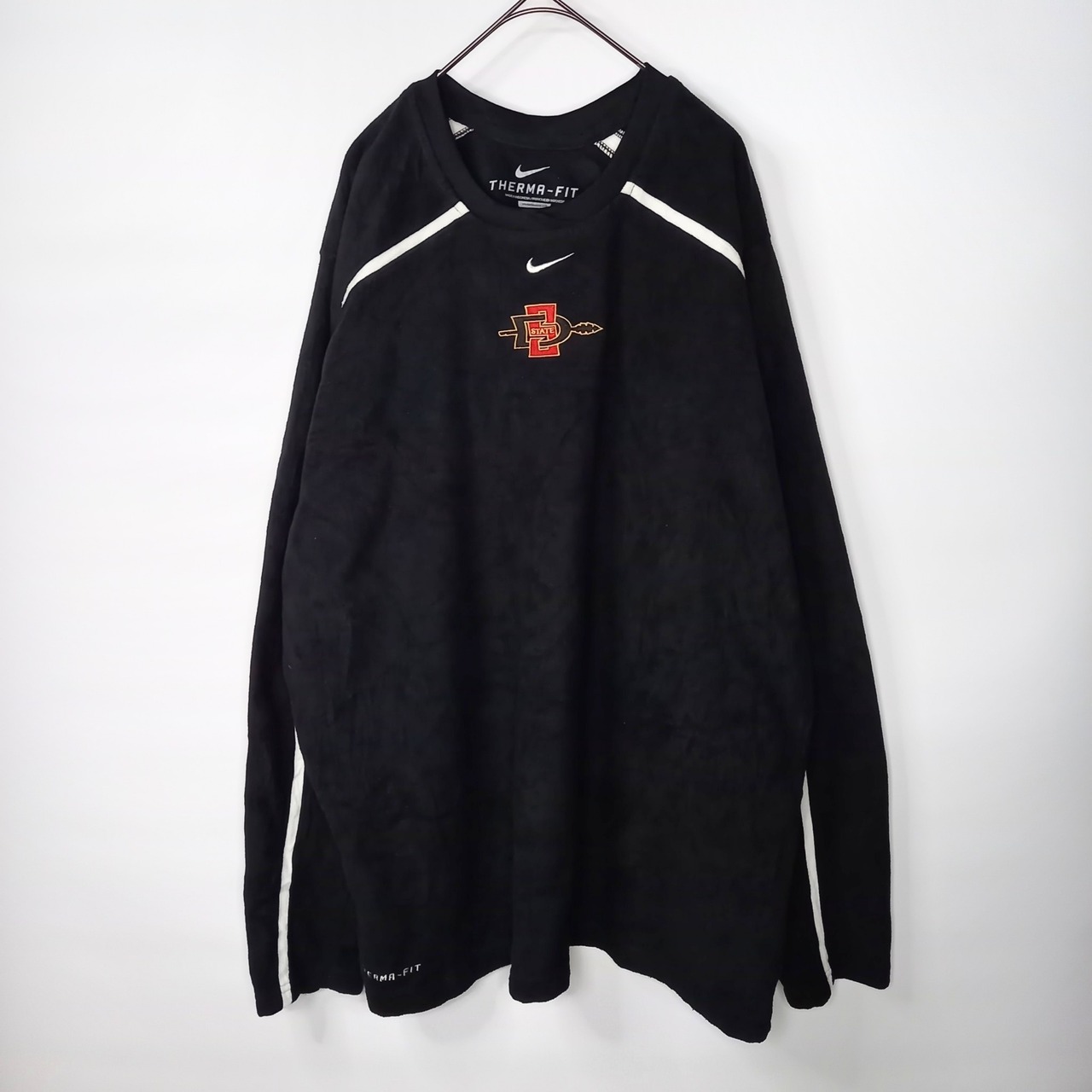 00s　ナイキ　フリーストレーナー　刺繍ロゴ　裏起毛　センターロゴ　スウォッシュ