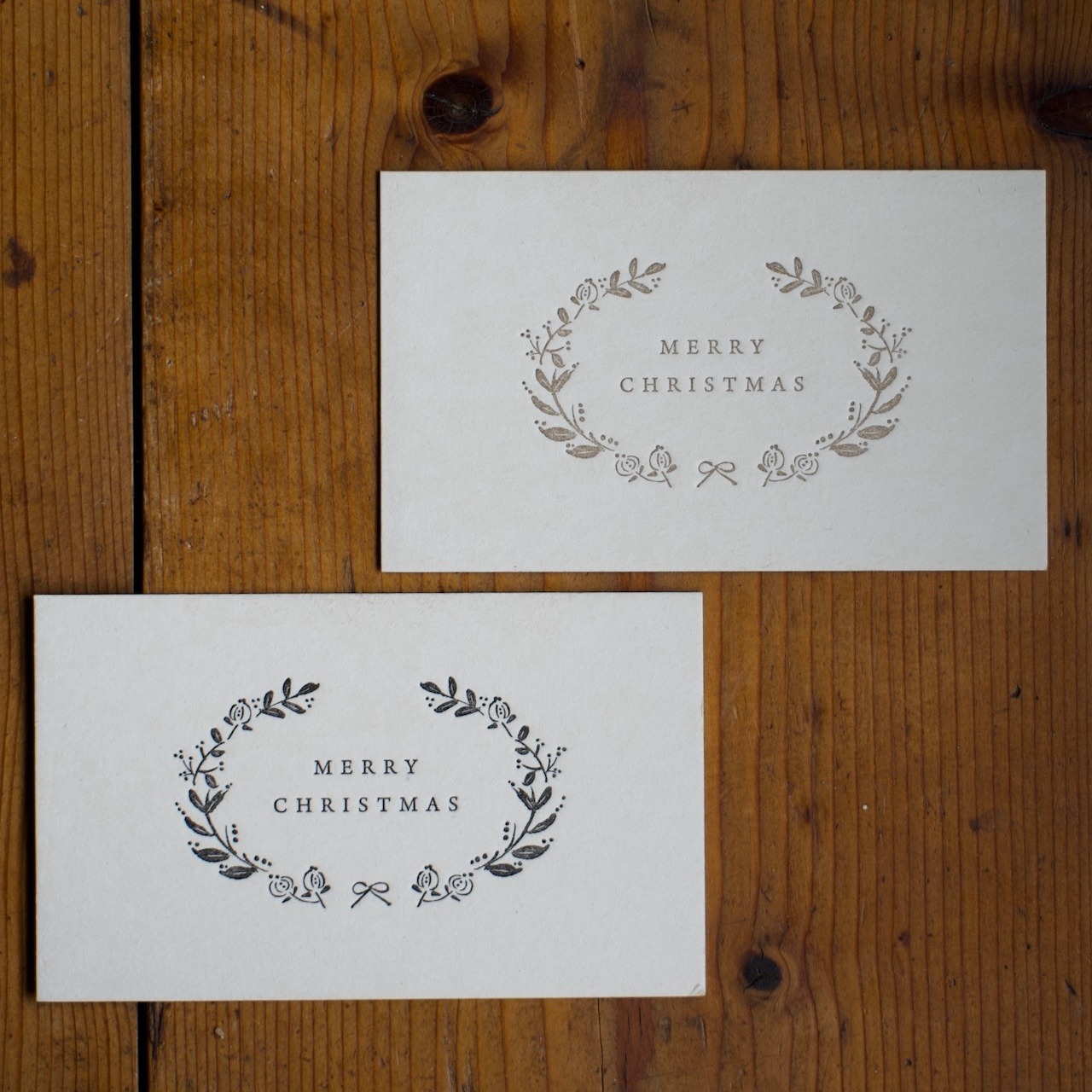 大枝活版室 / X'm mini card&envelope 〈クリスマス カード・ギフトカード・活版・メッセージカード〉