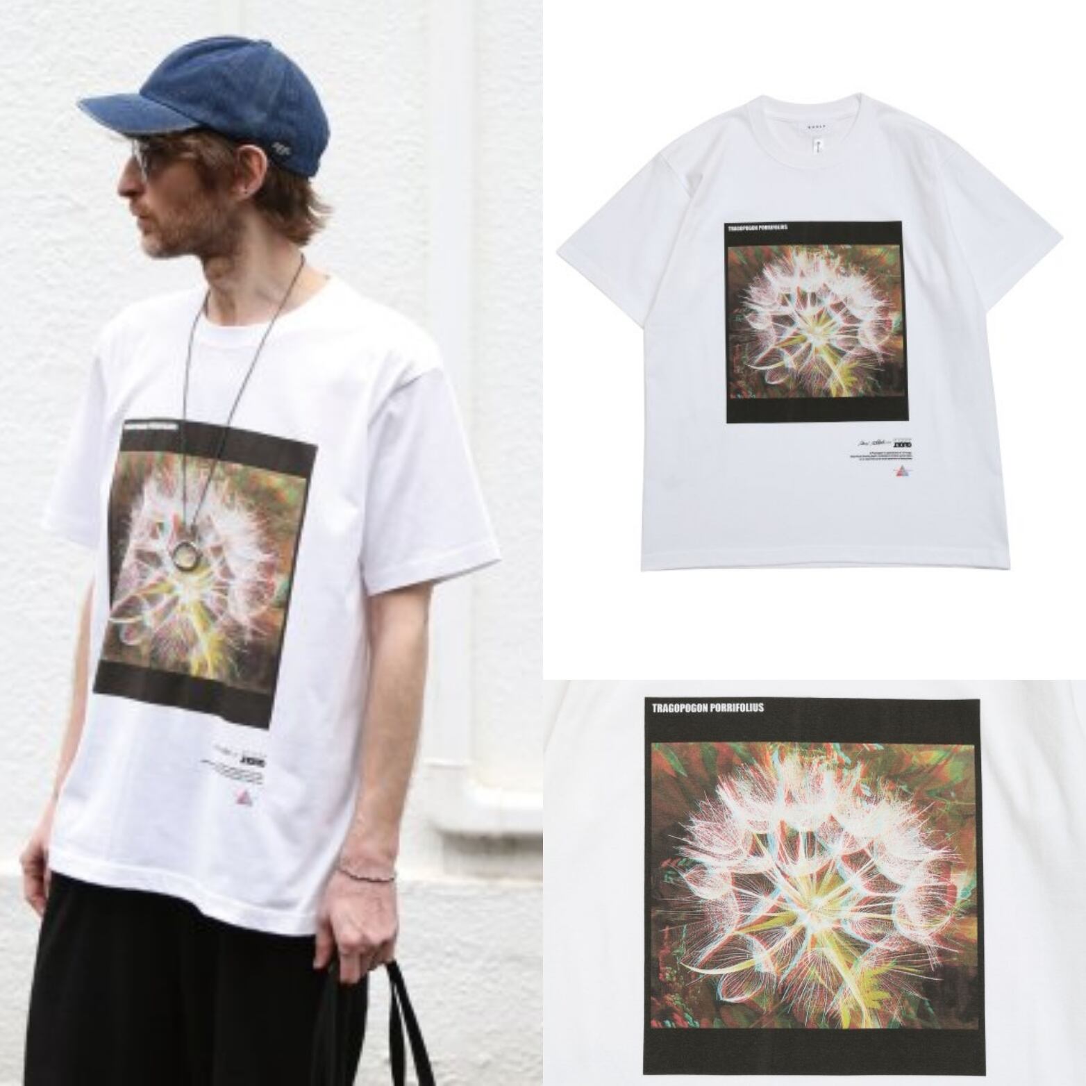 QUOLT  3D SEED TEE  （ホワイト）