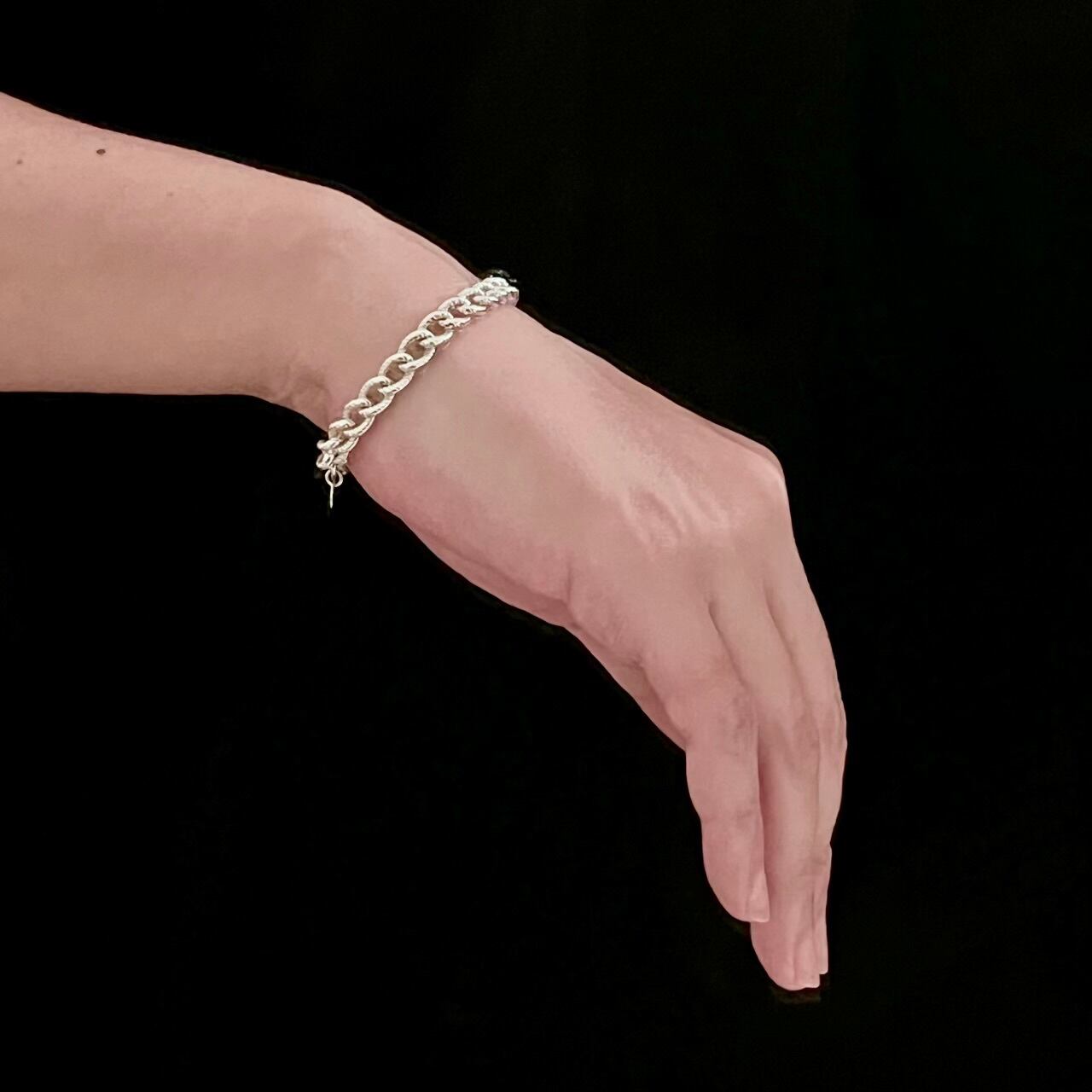 VINTAGE TIFFANY & CO. Rope Pattern Curb Chain Bracelet & Necklace