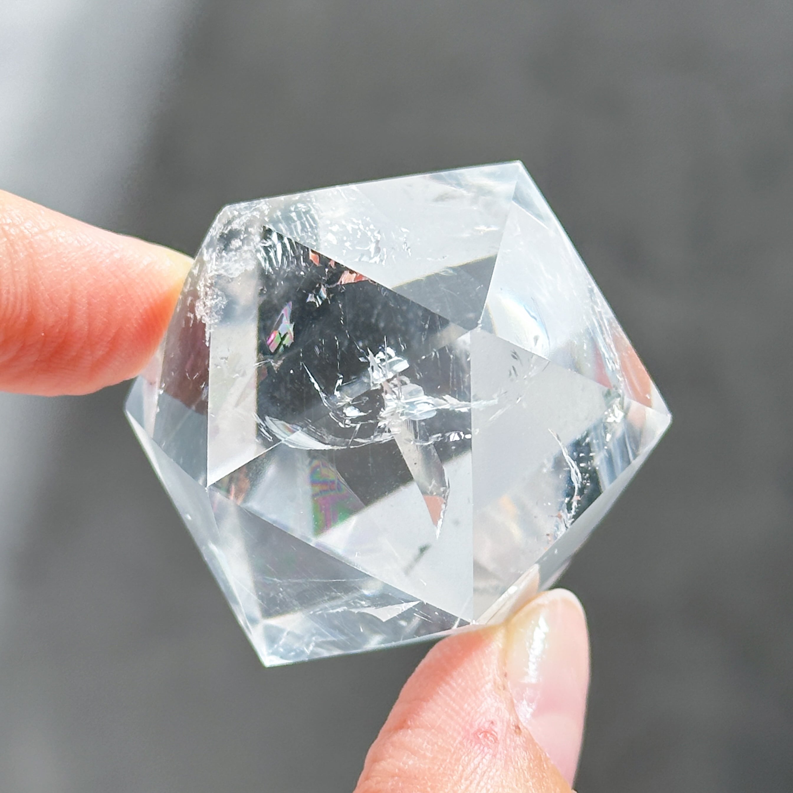 ミナスジェライス産クリアクォーツ 二十面体51◇Clear Quartz